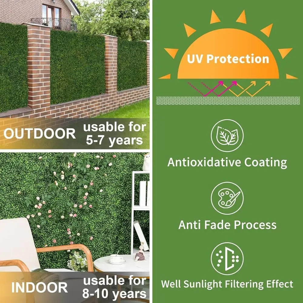 Artificial Boxwood Panels
